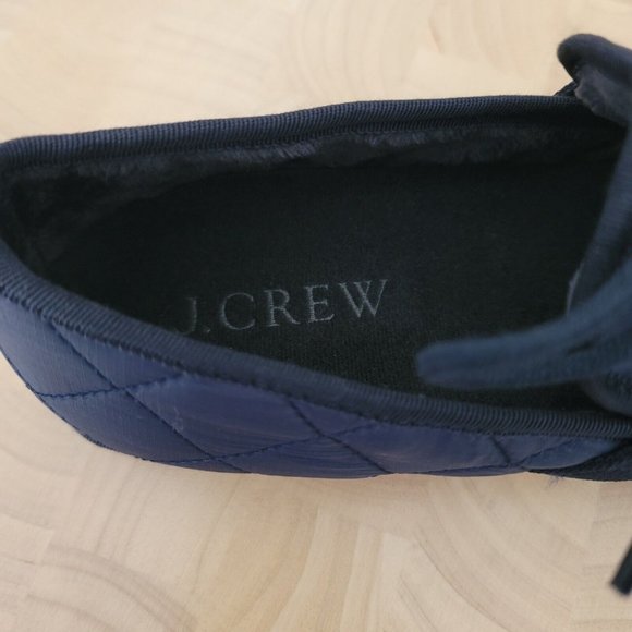 J.Crew Mens Blue  Quilted Chore Slip On Slippers  Sz 8 main image 9